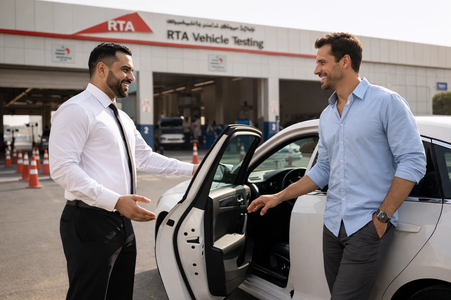 private driver for rta vehicle inspection in Dubai